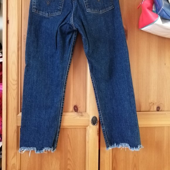 Levi's Blue wedgie straight high rise jeans - Picture 7 of 9